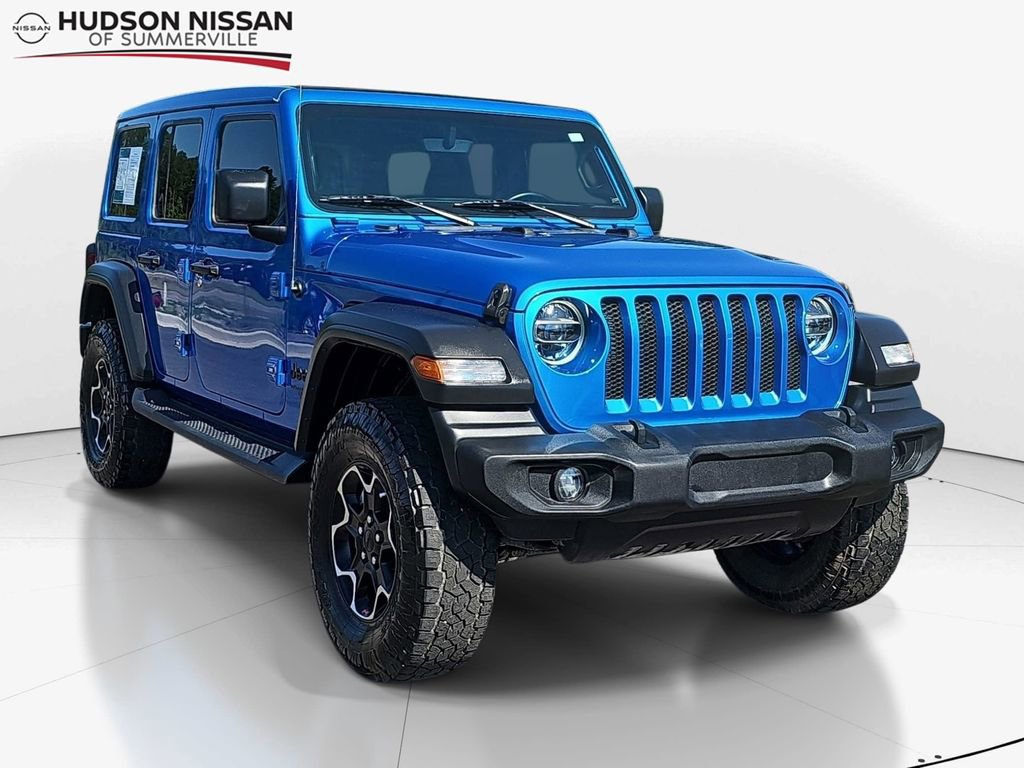 Used 2021 Jeep Wrangler Unlimited Sport w/ Sun And Sound Package AWD/4WD image 1