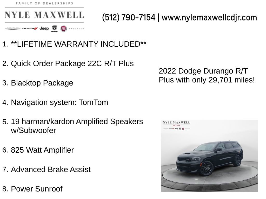 Used 2022 Dodge Durango R/T image 12