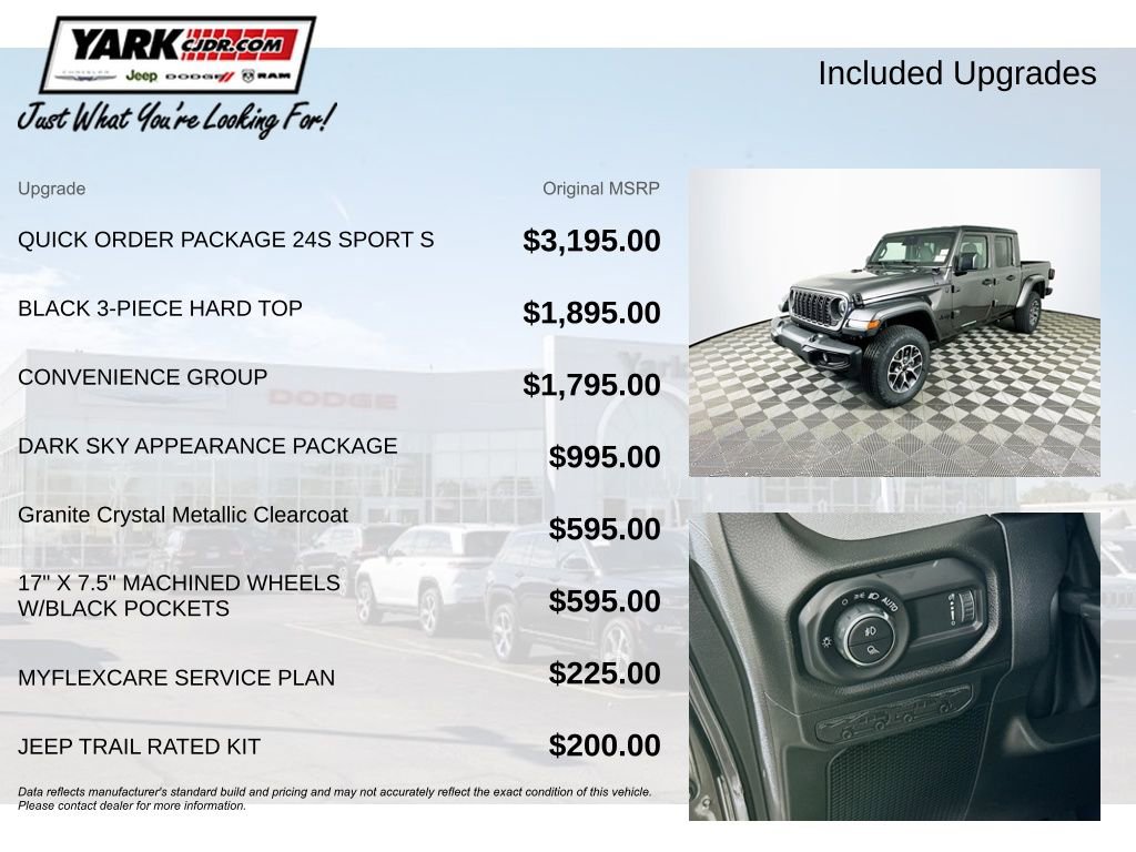 New 2026 Jeep Gladiator Sport AWD/4WD image 3