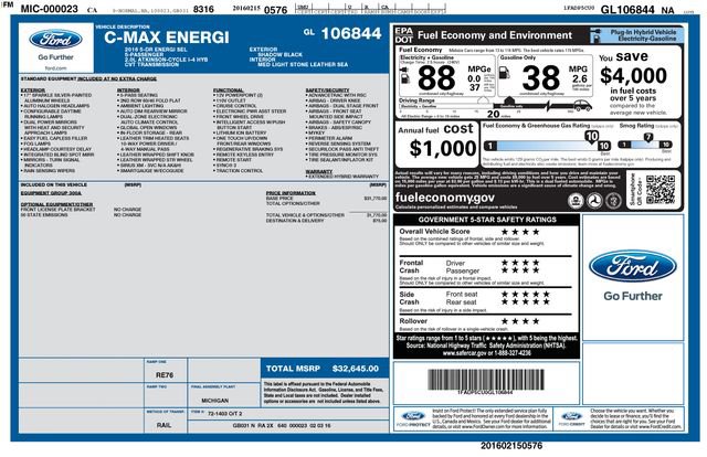Used 2016 Ford C-MAX Energi SEL image 13