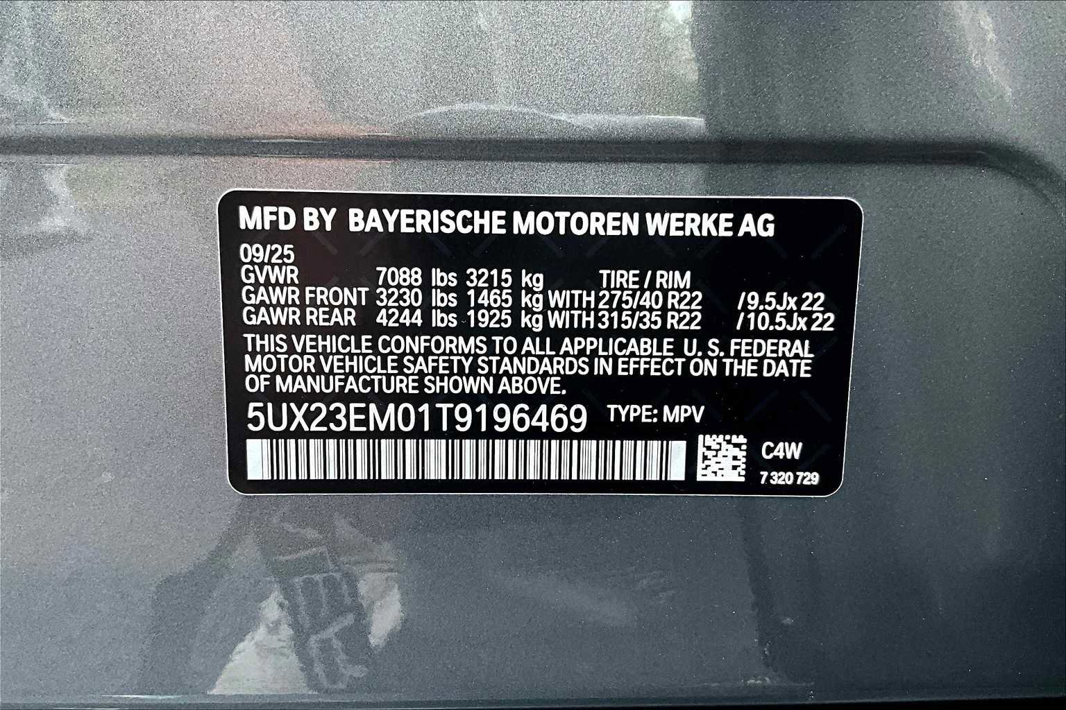 New 2026 BMW X7 xDrive40i w/ M Sport Package image 19