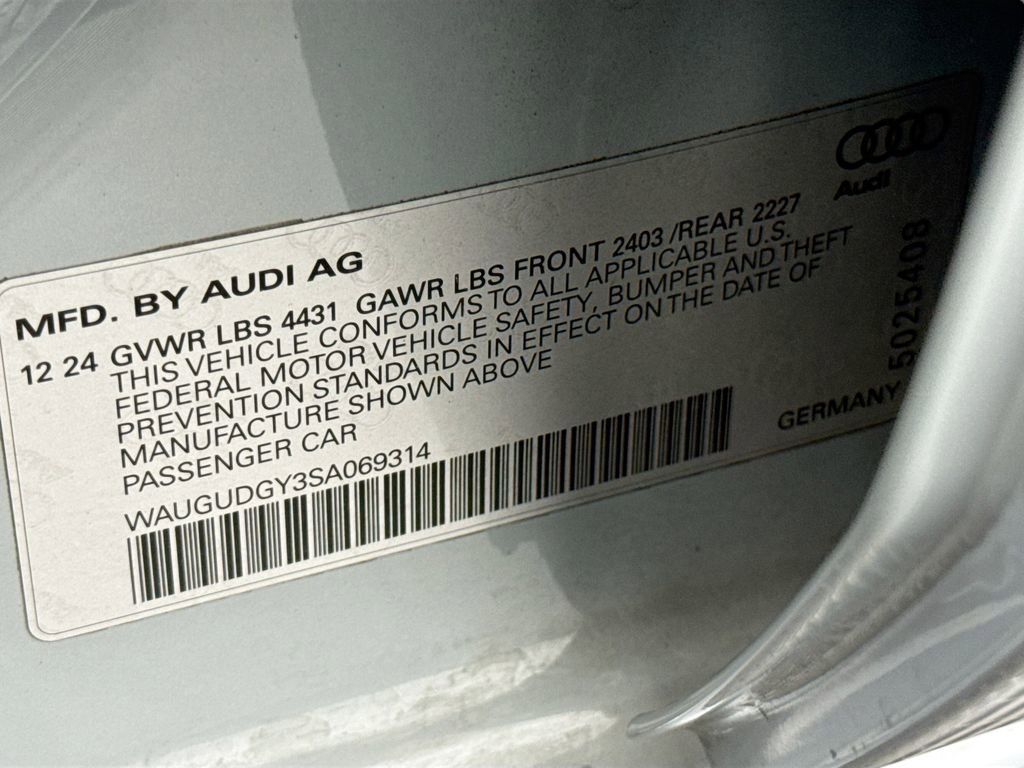 Certified 2025 Audi A3 2.0T Premium w/ Convenience Package image 33