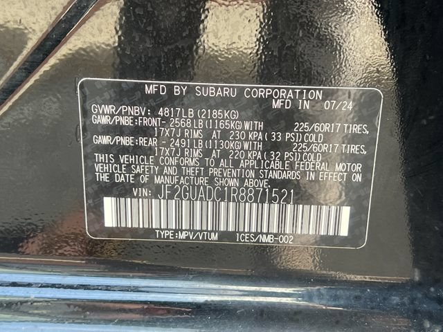 Used 2024 Subaru Crosstrek 2.0i Premium AWD/4WD image 30