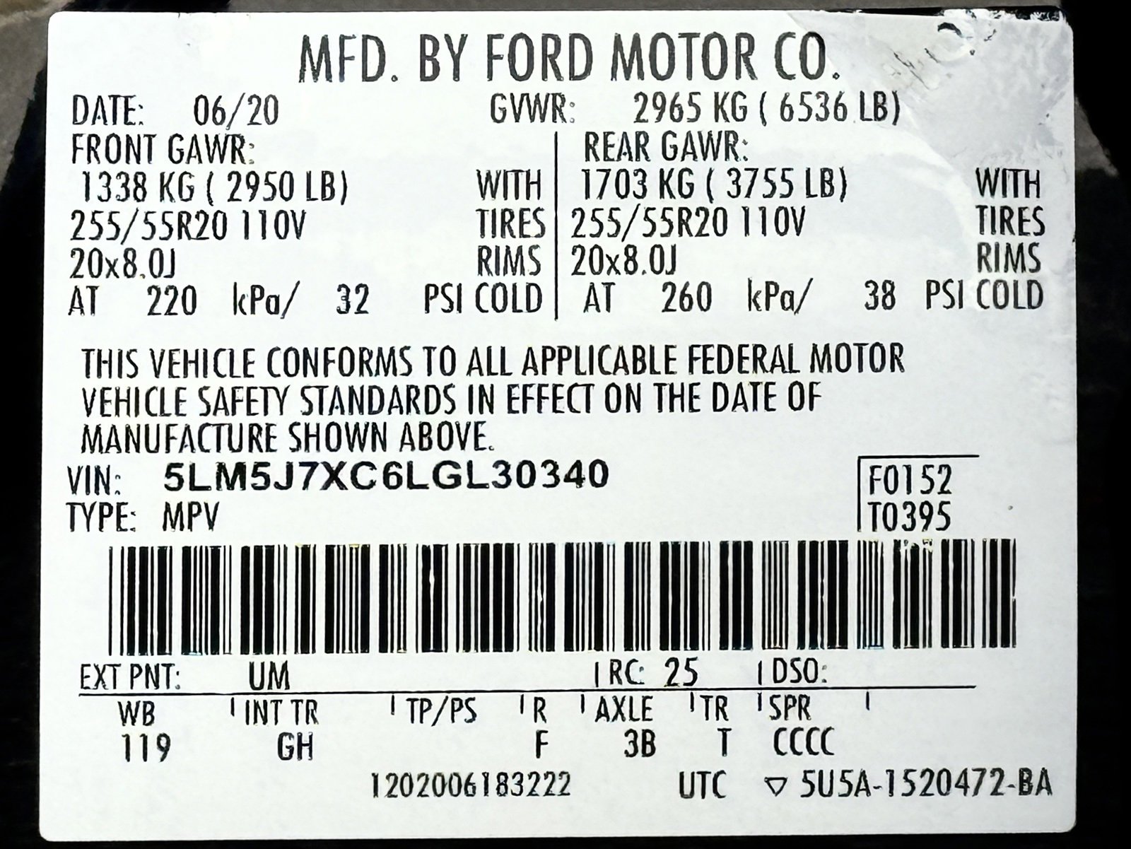 Used 2020 Lincoln Aviator Reserve w/ Elements Package Plus image 52