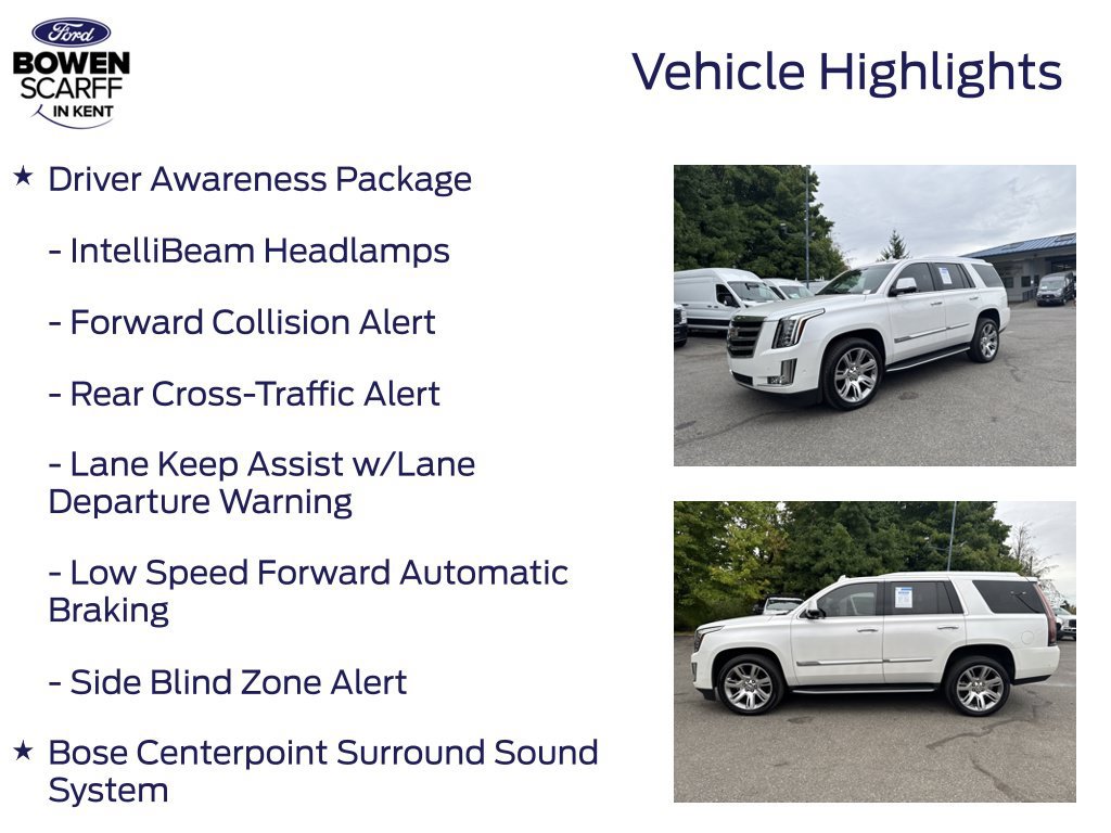 Used 2017 Cadillac Escalade Luxury AWD/4WD image 8