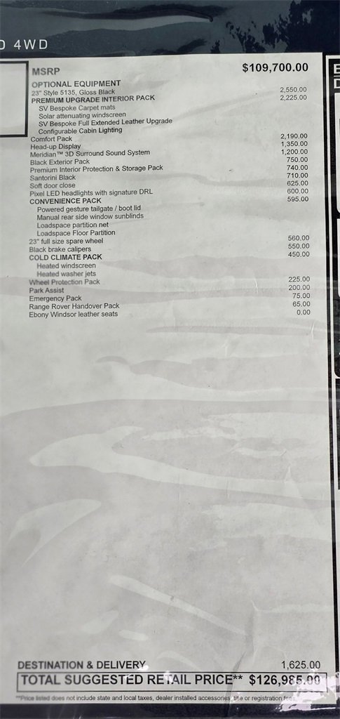 New 2025 Land Rover Range Rover Sport Dynamic SE image 35