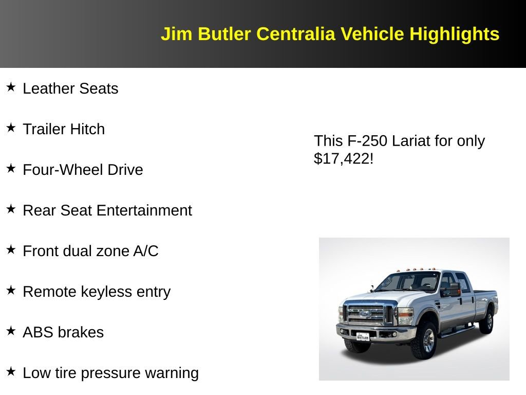 Used 2008 Ford F250 Lariat AWD/4WD image 5