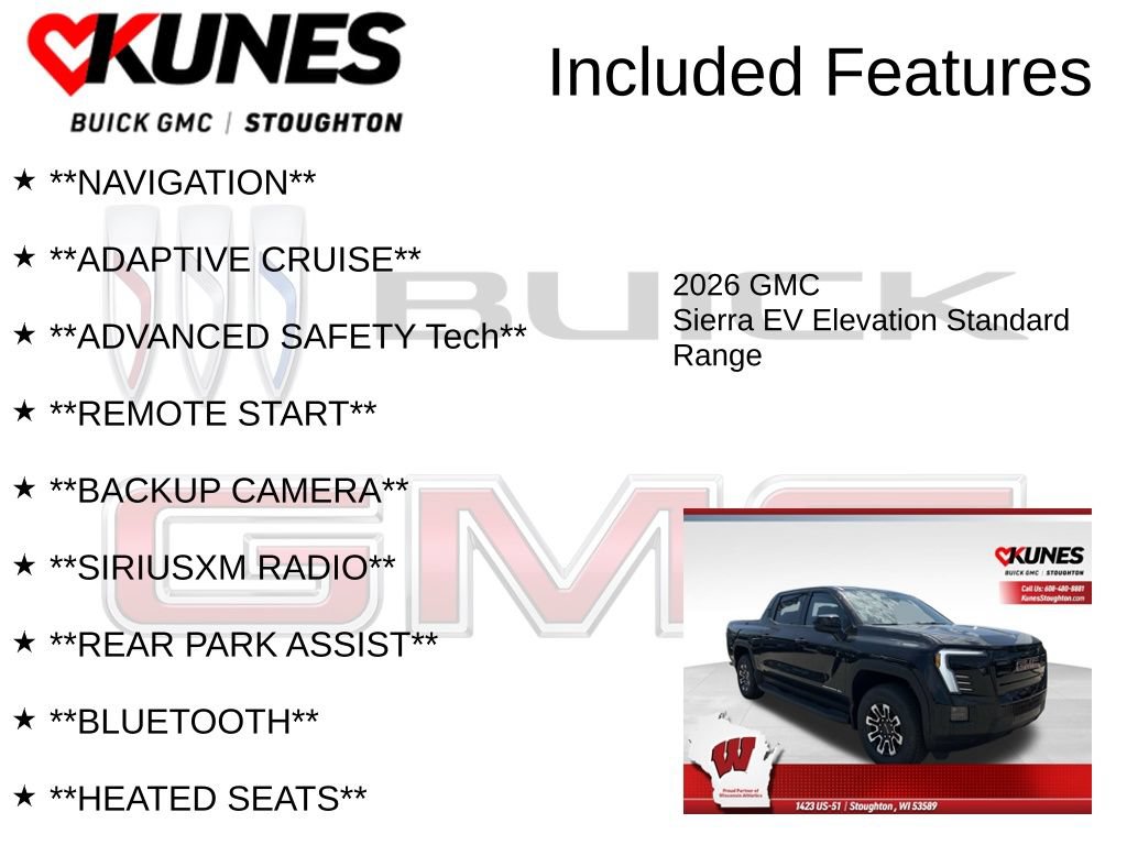 New 2026 GMC Sierra EV Elevation AWD/4WD image 2