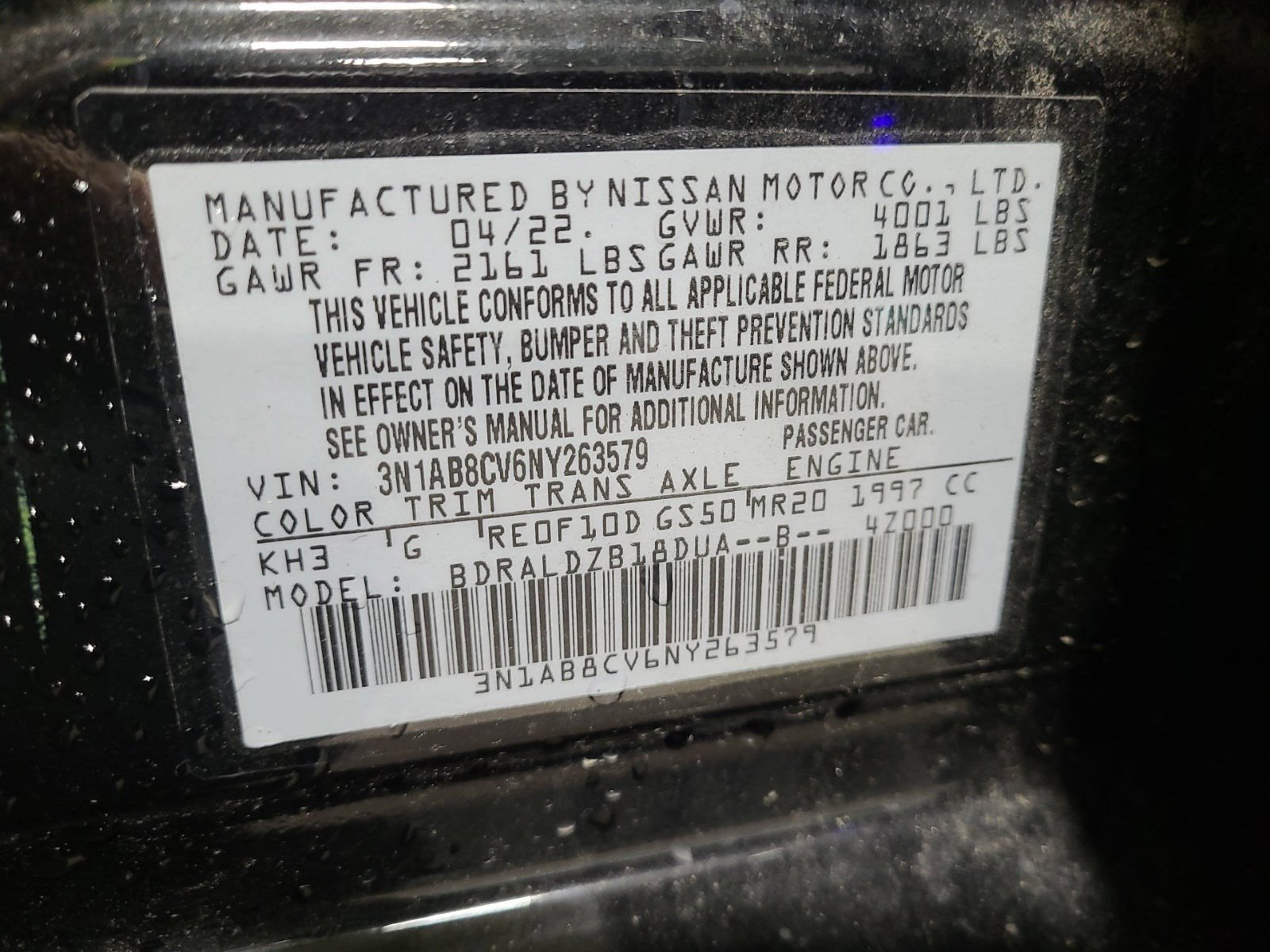 Used 2022 Nissan Sentra SV w/ All-Weather Package image 13