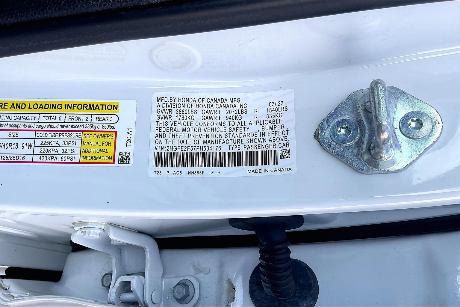 Used 2023 Honda Civic Sport image 19