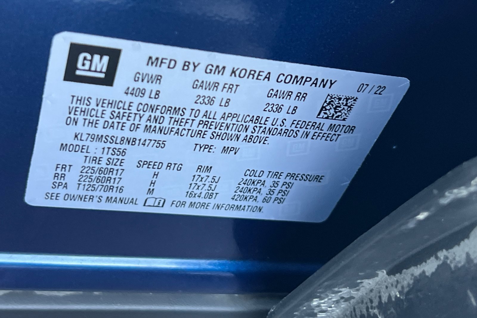 Certified 2022 Chevrolet TrailBlazer ACTIV w/ Technology Package image 29