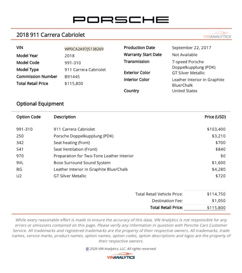 Used 2018 Porsche 911 Carrera image 20