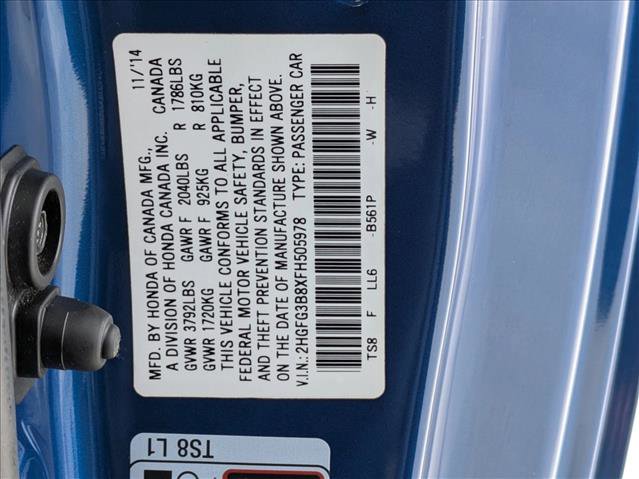 Used 2015 Honda Civic EX image 26