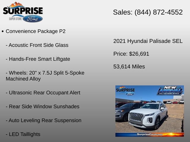 Used 2021 Hyundai Palisade SEL w/ Premium Package FWD image 12