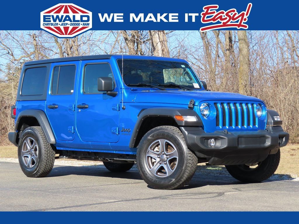 Certified 2022 Jeep Wrangler Unlimited Sport image 1