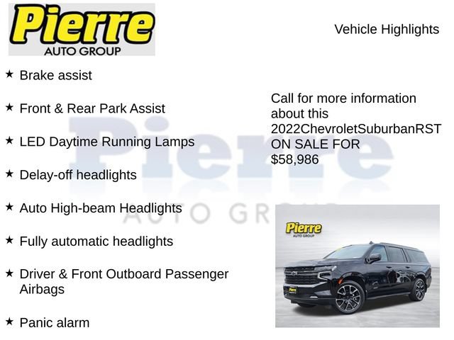 Used 2022 Chevrolet Suburban RST w/ Sport Performance Package AWD/4WD image 22