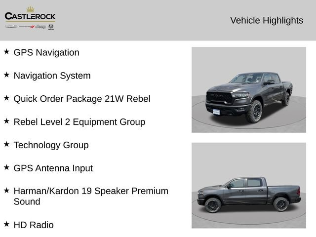 New 2026 RAM 1500 Rebel w/ Rebel Level 2 Equipment Group AWD/4WD image 2