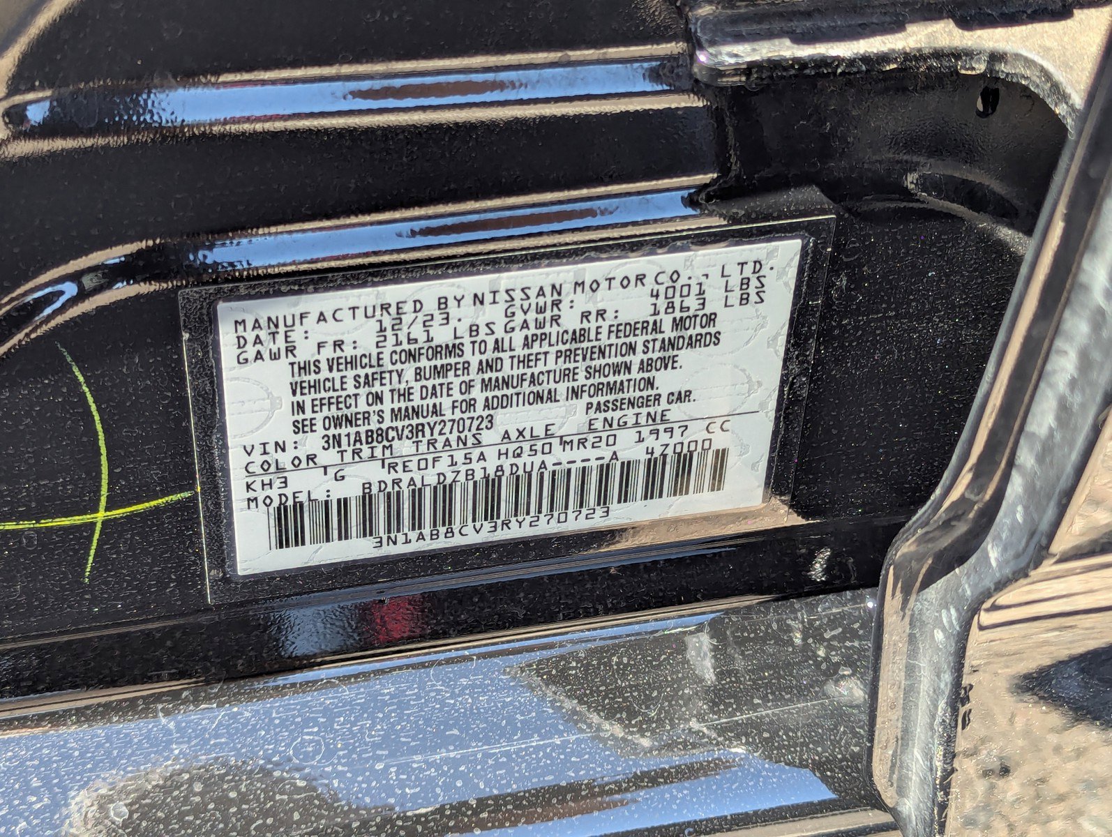 Used 2024 Nissan Sentra SV image 16