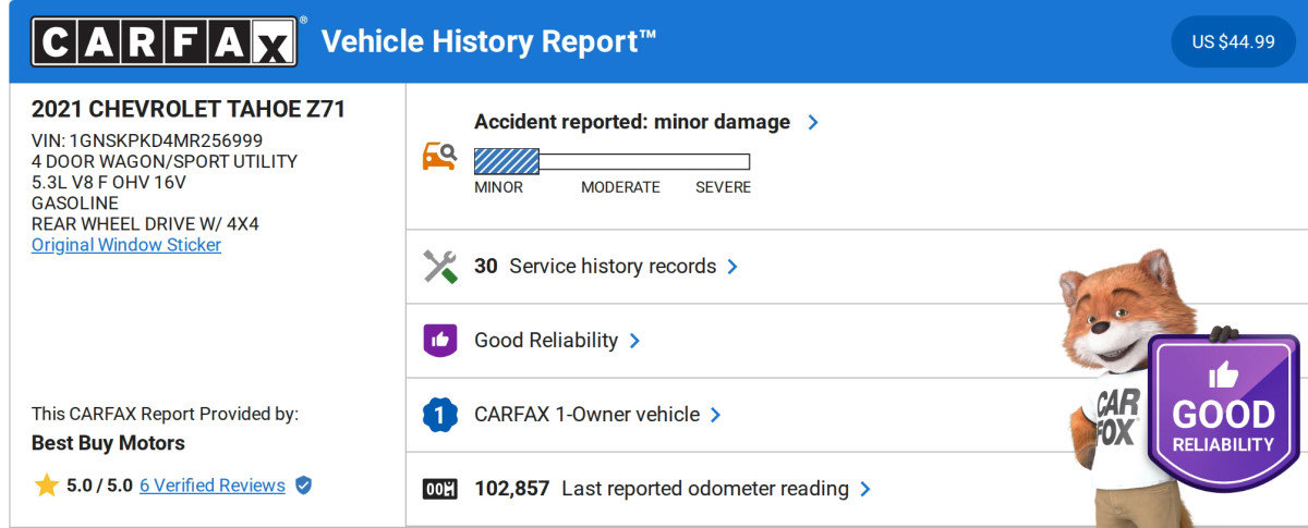 Used 2021 Chevrolet Tahoe Z71 image 5