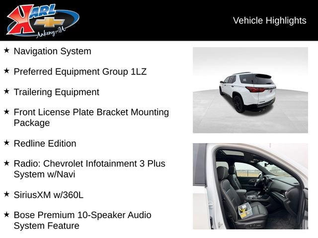 Used 2022 Chevrolet Traverse Premier w/ Redline Edition video 2