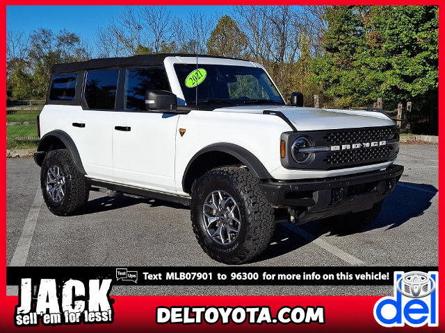 Used 2021 Ford Bronco Badlands AWD/4WD image 1