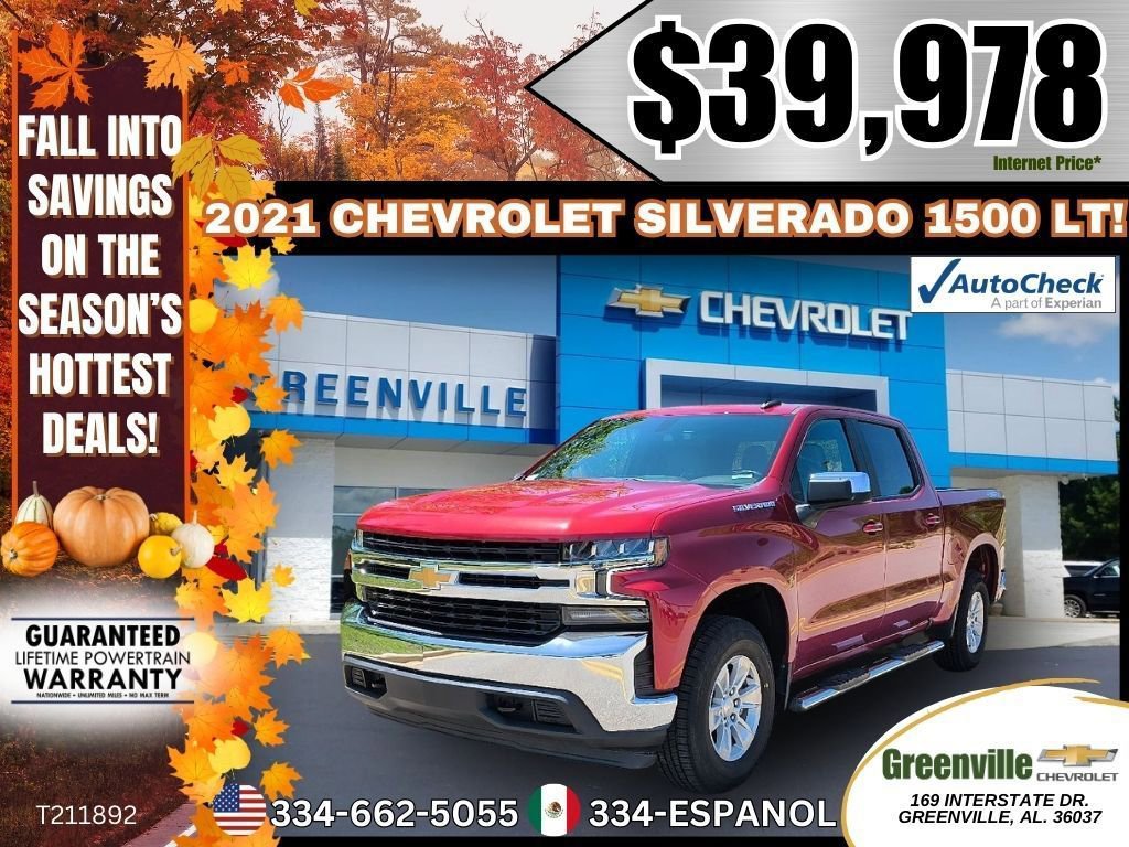 Used 2021 Chevrolet Silverado 1500 LT