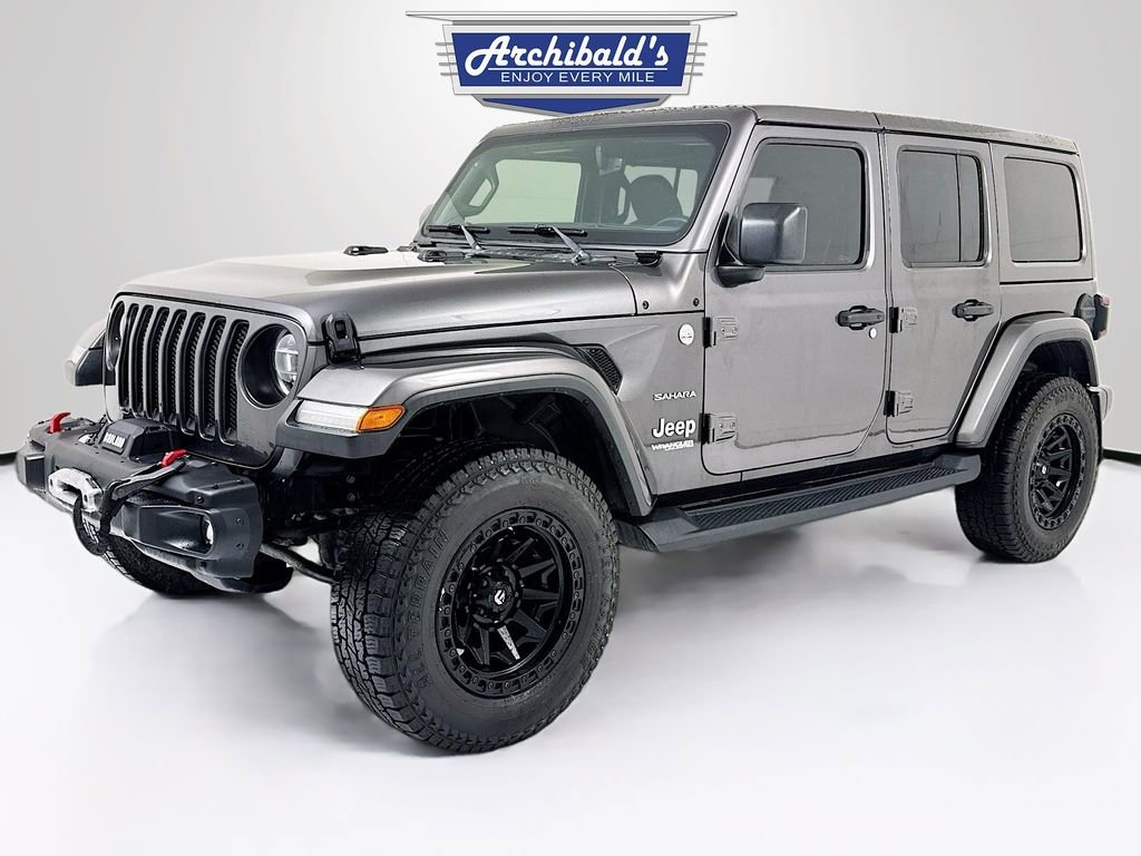 Used 2020 Jeep Wrangler Unlimited Sahara w/ Uconnect 4C Nav & Sound Group image 3