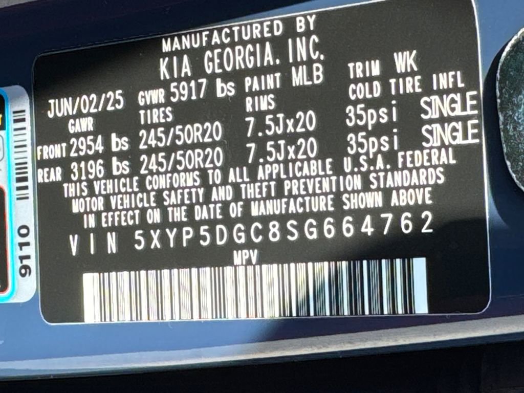 New 2025 Kia Telluride SX w/ SX Captain's Chair Package image 34