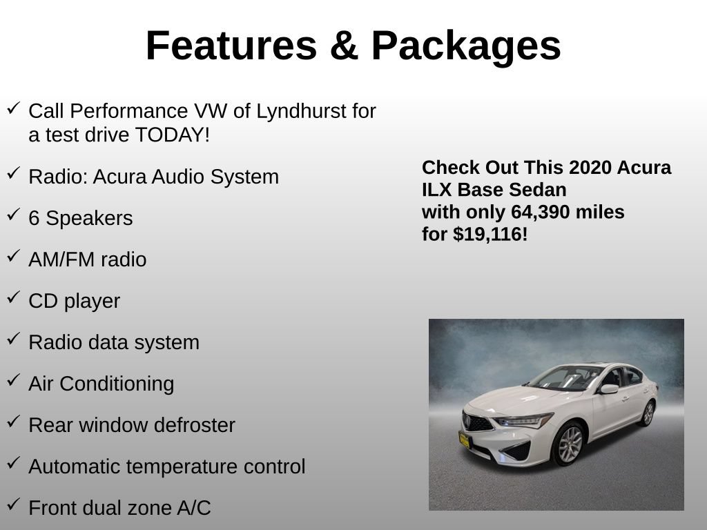 Used 2020 Acura ILX FWD image 4