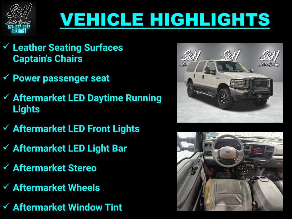 Used 2004 Ford Excursion XLT AWD/4WD image 3