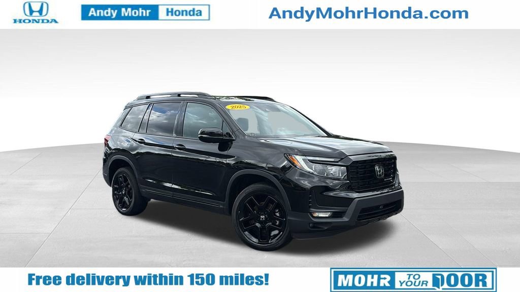 Certified 2025 Honda Passport Black Edition