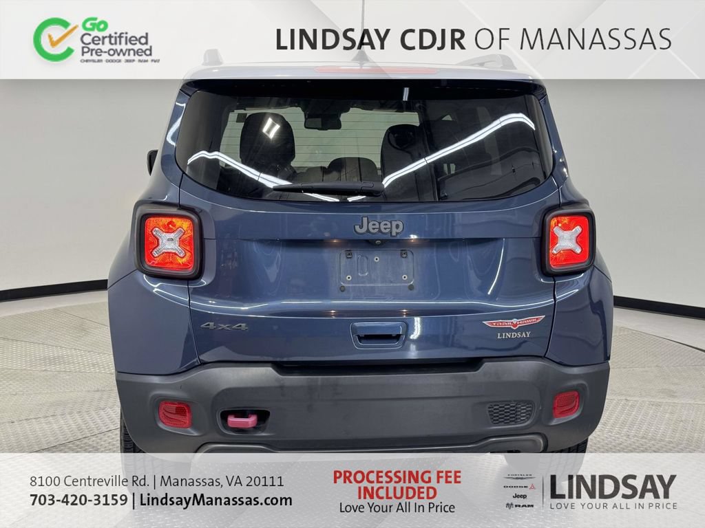 Certified 2020 Jeep Renegade Trailhawk w/ UConnect 8.4 Nav Group AWD/4WD image 8