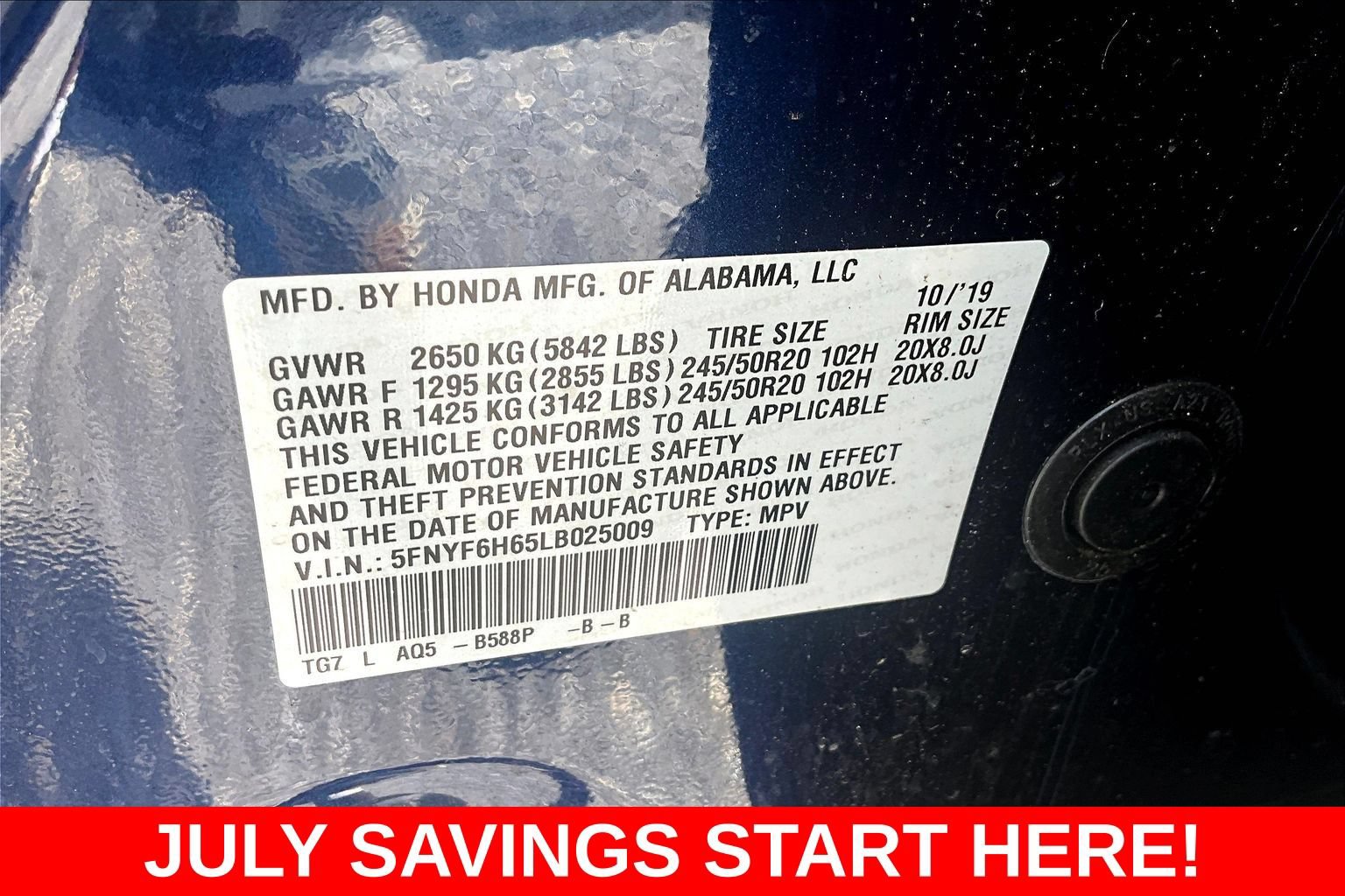 Used 2020 Honda Pilot Touring image 20