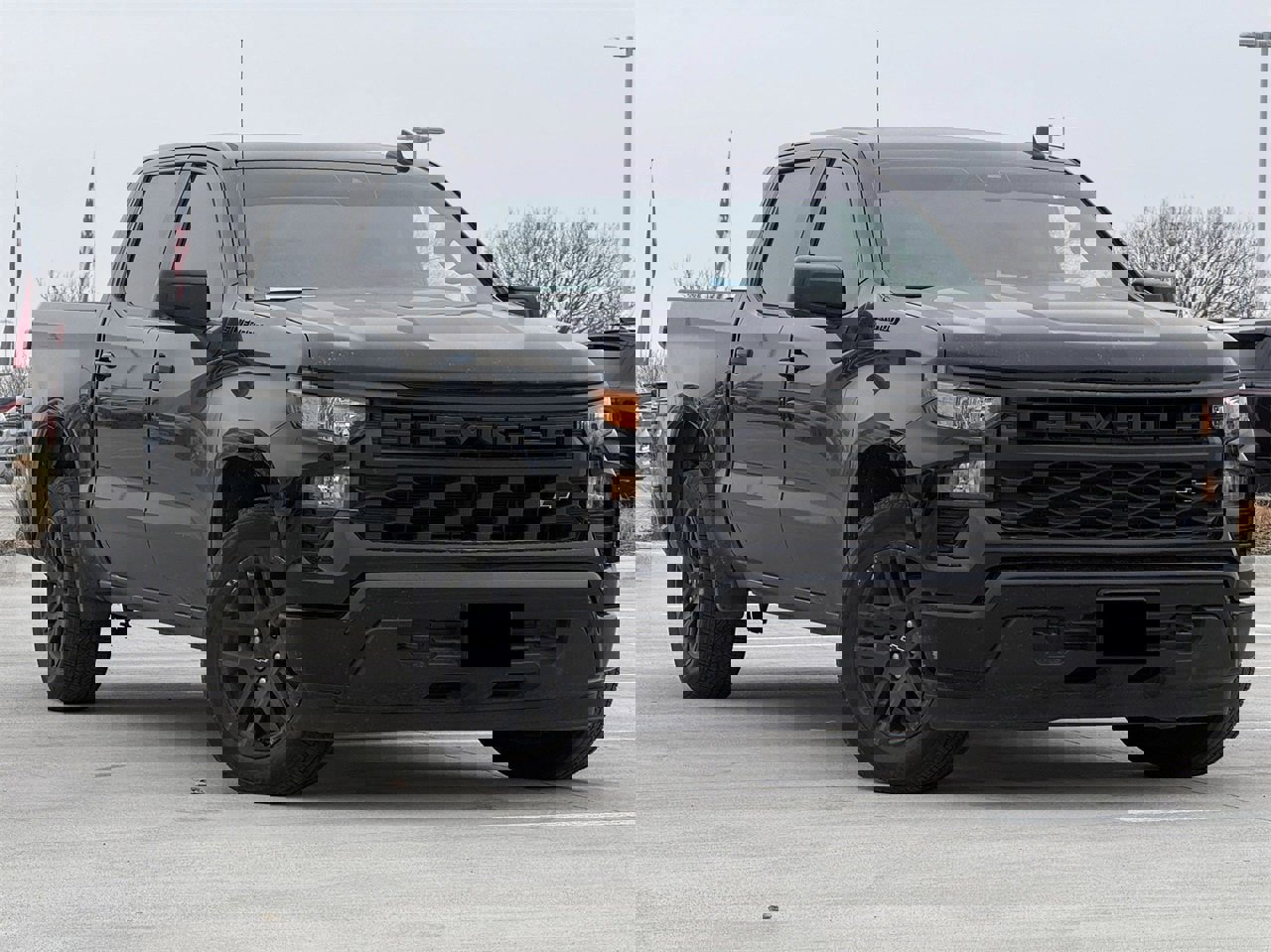 Used 2024 Chevrolet Silverado 1500 Custom w/ LPO, Dark Essentials Package image 2