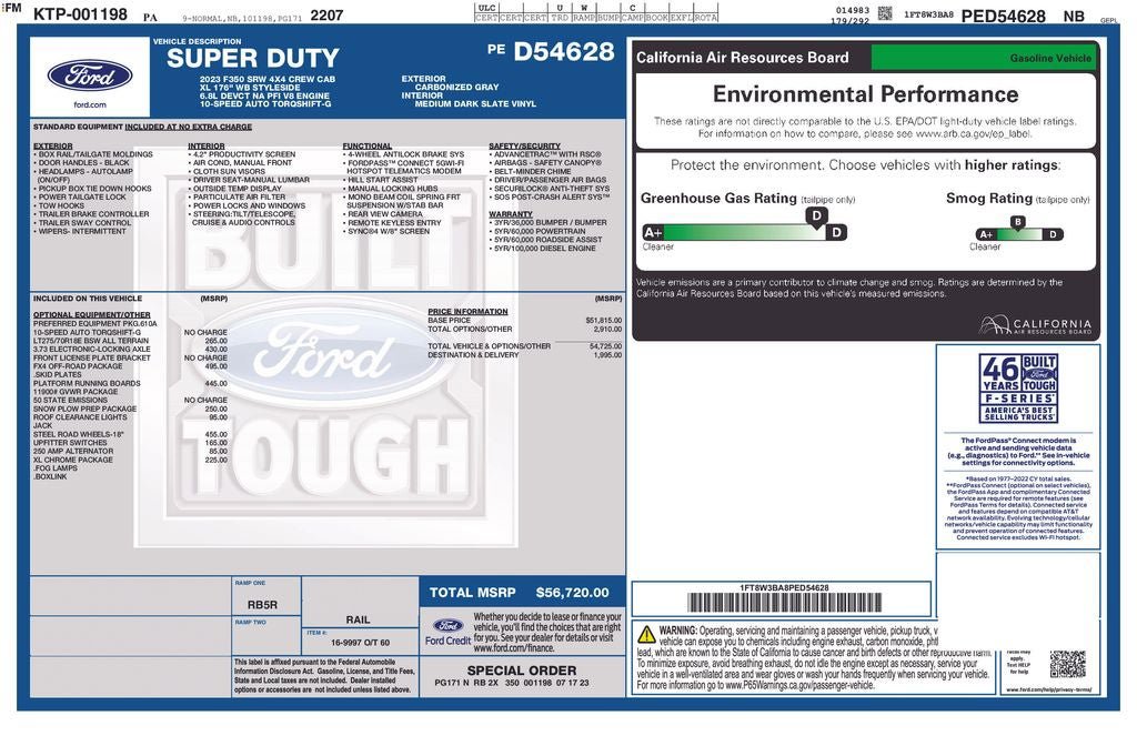 Used 2023 Ford F350 XL w/ FX4 Off-Road Package AWD/4WD image 35