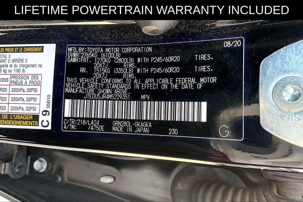 Used 2021 Toyota 4Runner Limited image 33