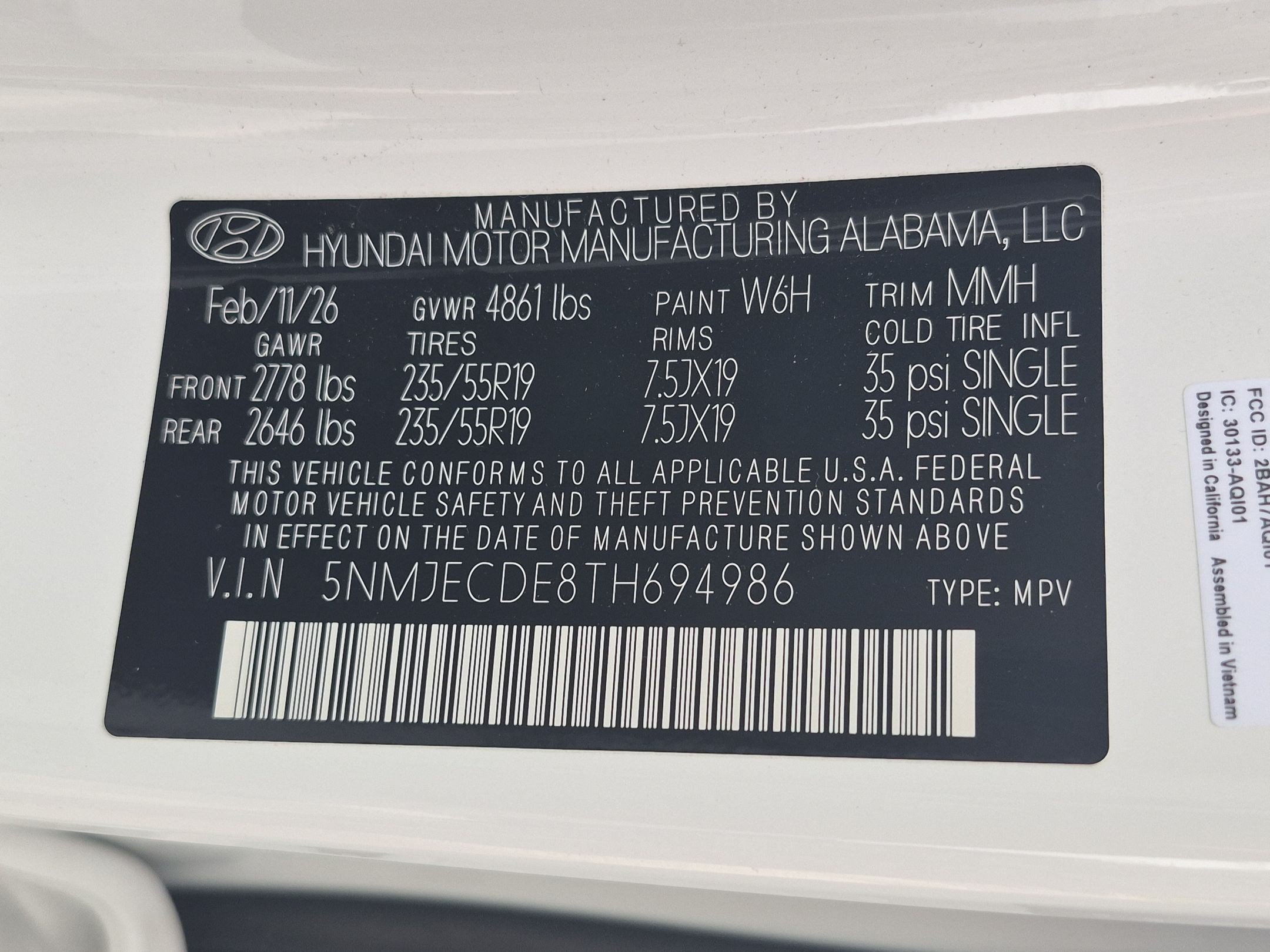Certified 2026 Hyundai Tucson Limited AWD/4WD image 35