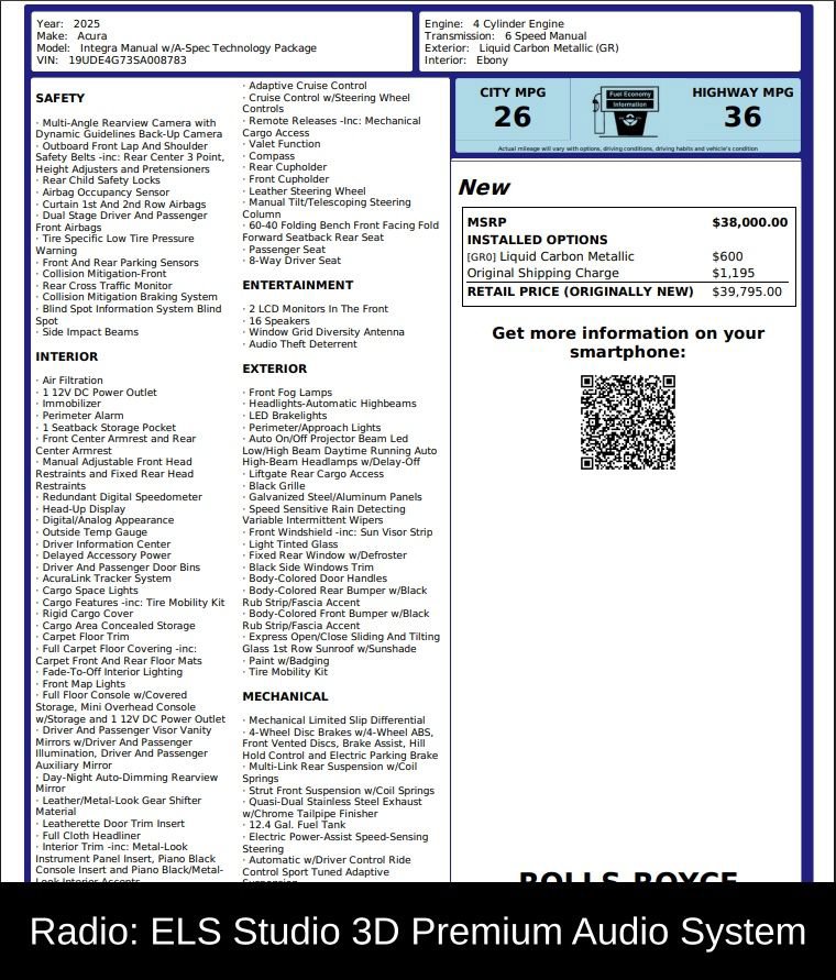 Used 2025 Acura Integra A-Spec video 2