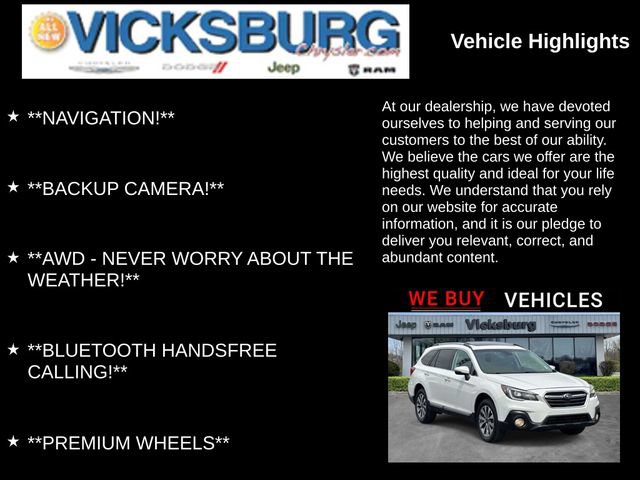 Used 2018 Subaru Outback 3.6R Touring AWD/4WD image 7