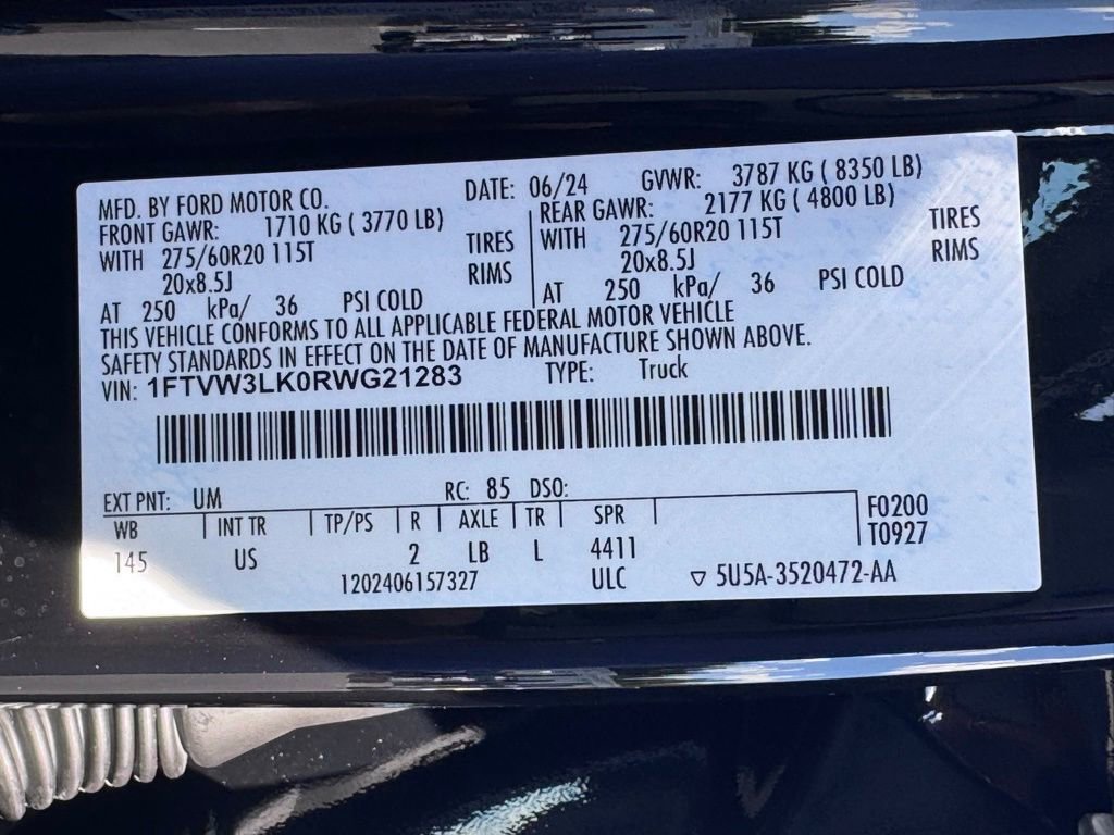 Used 2024 Ford F150 Lightning XLT AWD/4WD image 47