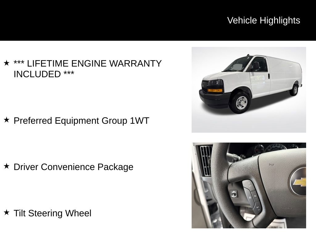 New 2025 Chevrolet Express 3500 Extended w/ Driver Convenience Package image 2