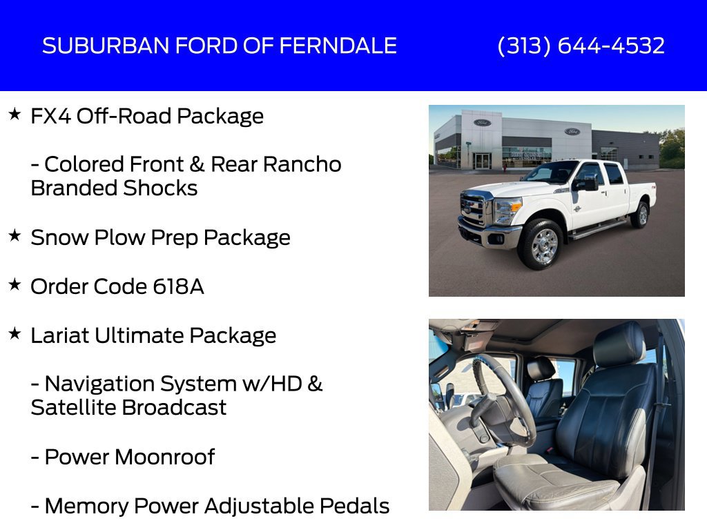 Used 2013 Ford F350 Lariat w/ Lariat Ultimate Pkg AWD/4WD image 9