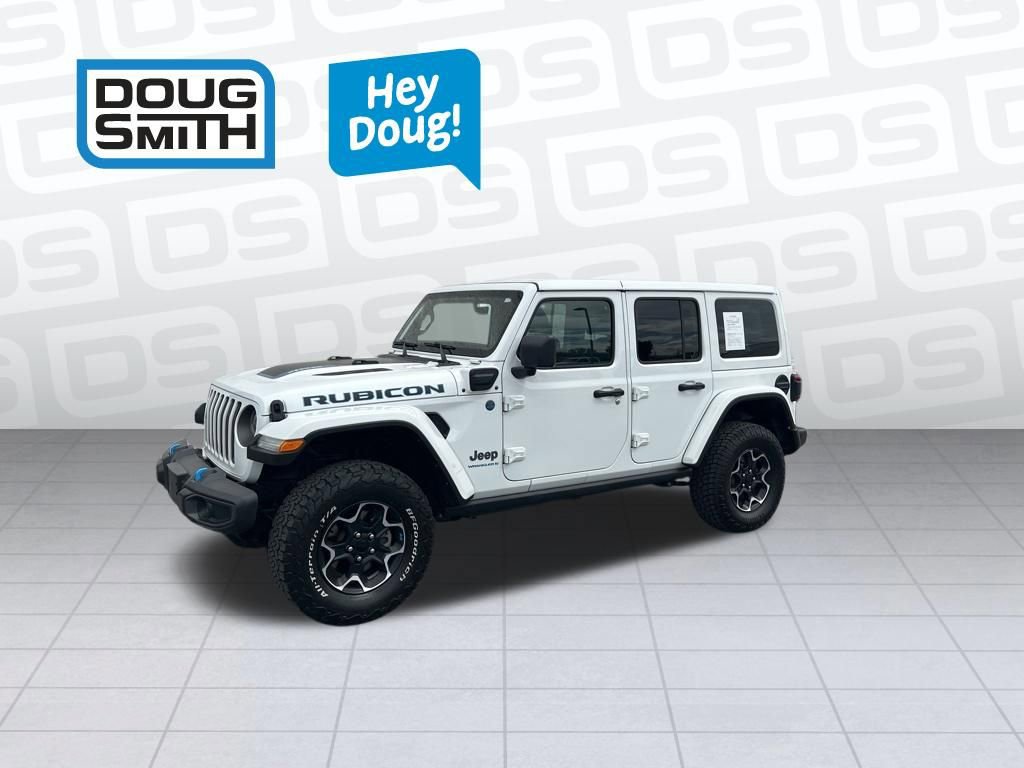 Certified 2023 Jeep Wrangler Unlimited Rubicon 4xe w/ Cold Weather Group AWD/4WD image 1