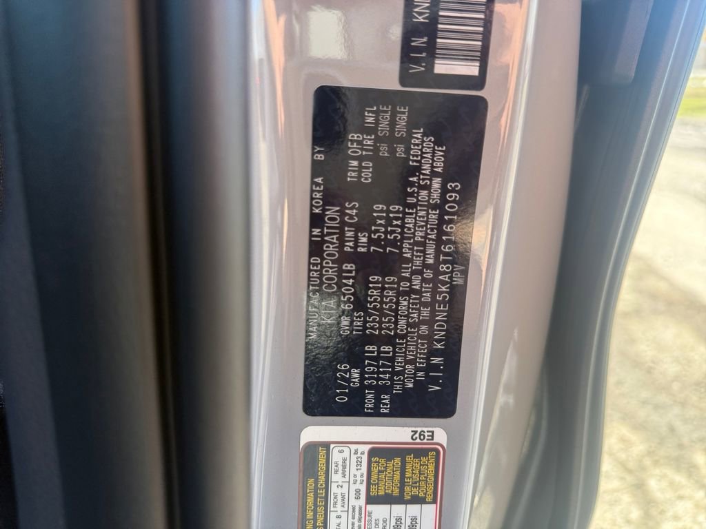 New 2026 Kia Carnival SX image 24