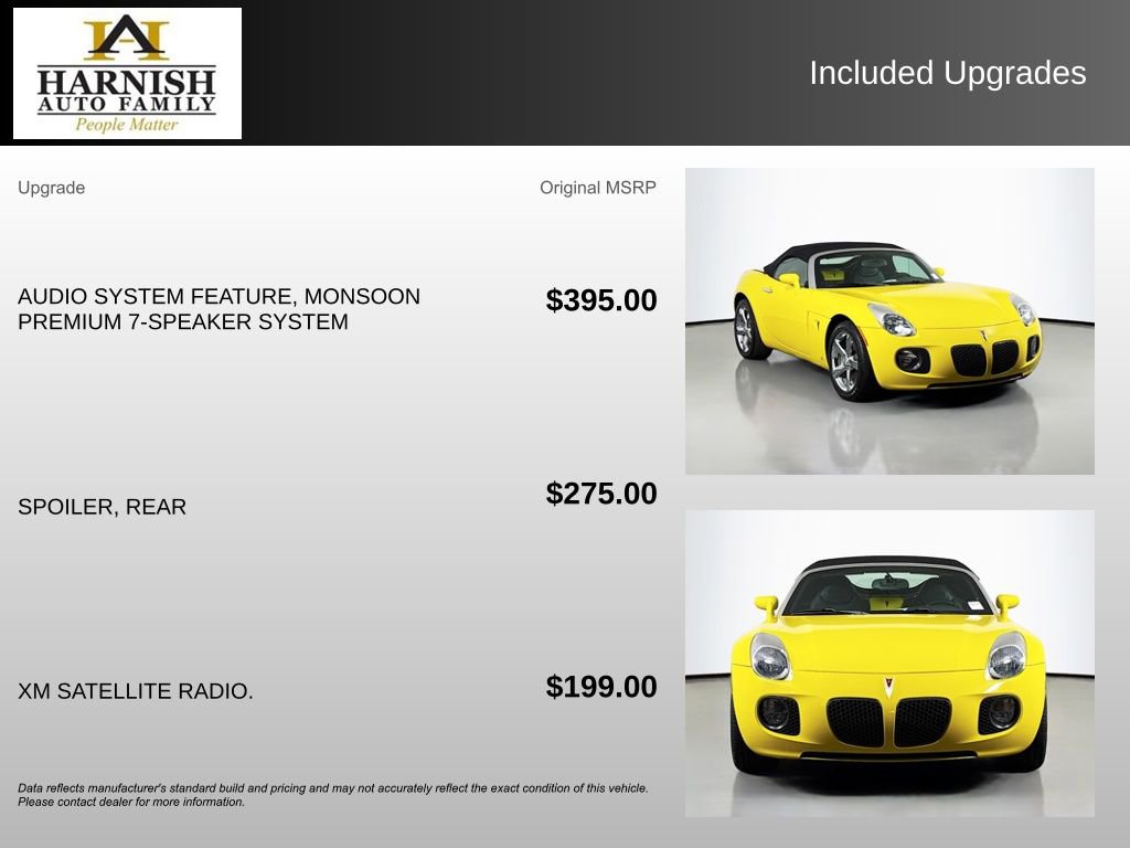 Used 2007 Pontiac Solstice GXP w/ Premium Package image 8