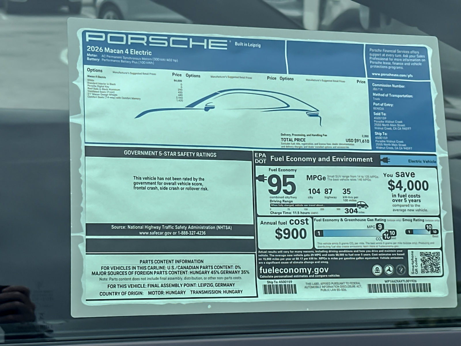 New 2026 Porsche Macan 4 Electric AWD/4WD image 29