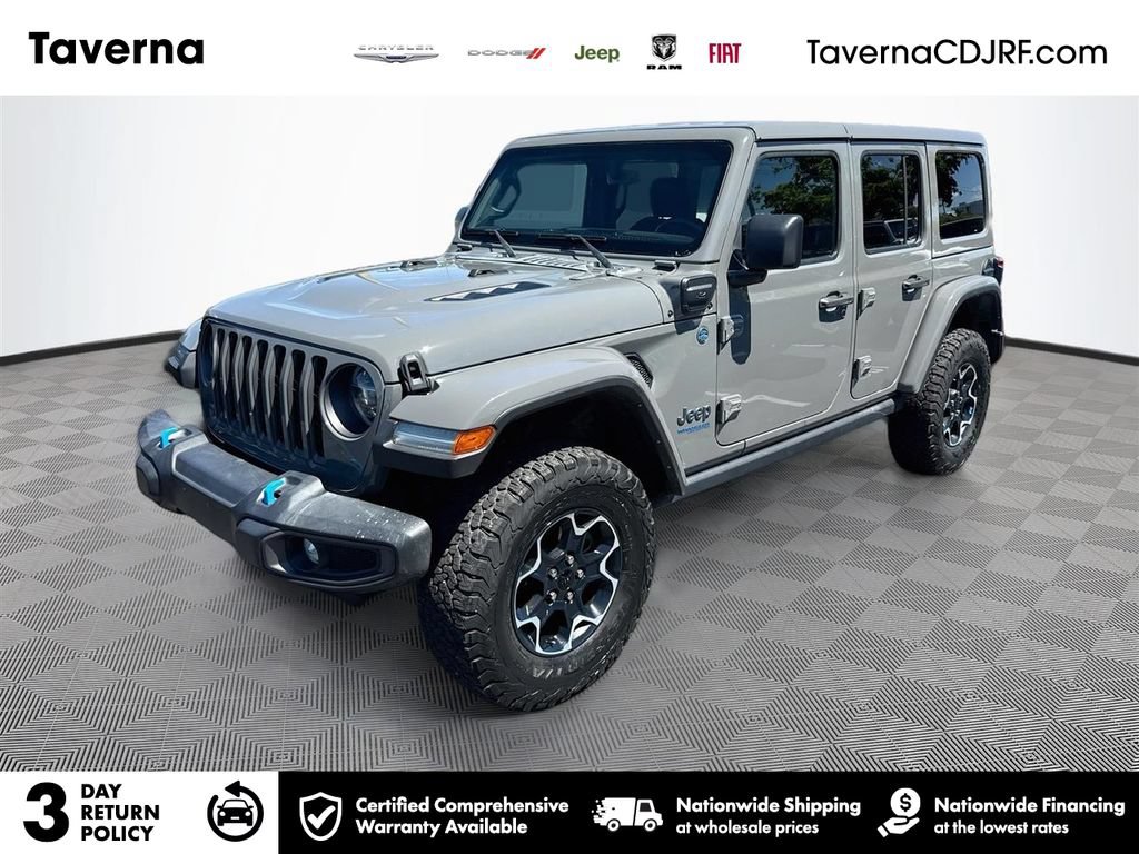 Certified 2022 Jeep Wrangler Unlimited Rubicon 4xe w/ Cold Weather Group
