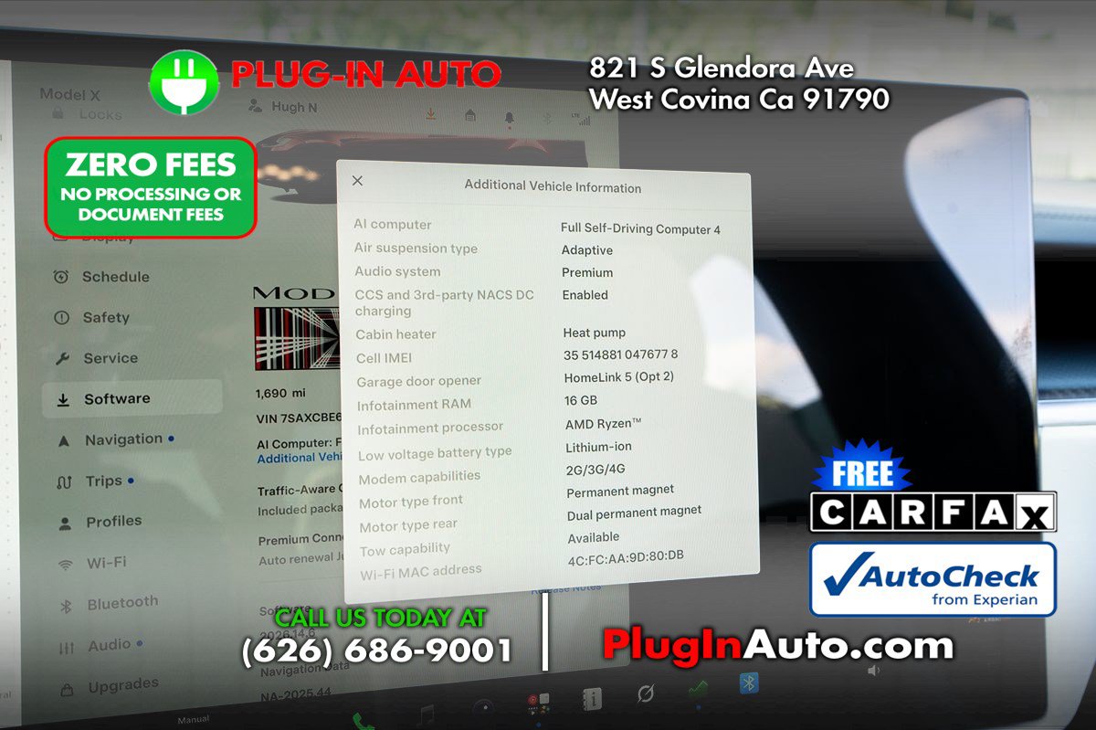 Used 2024 Tesla Model X Plaid AWD/4WD image 35