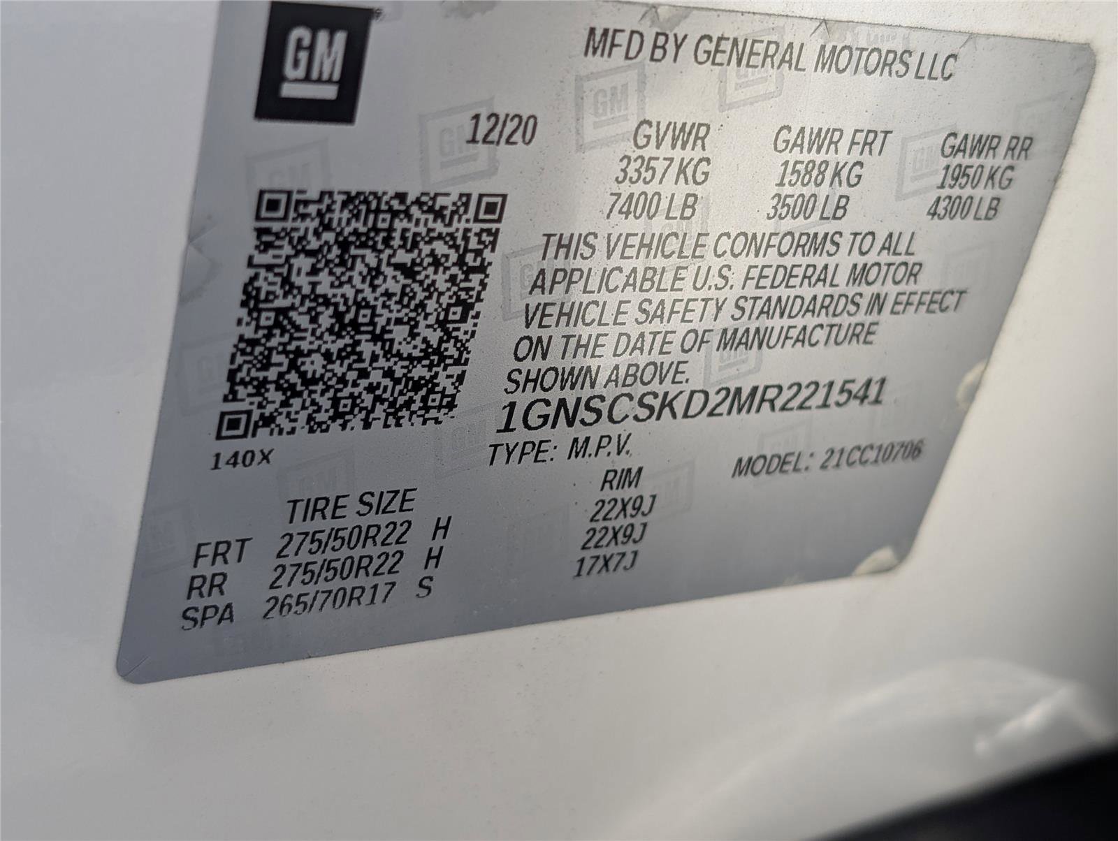 Used 2021 Chevrolet Tahoe Premier RWD image 40