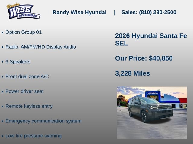 New 2026 Hyundai Santa Fe SEL AWD/4WD image 5